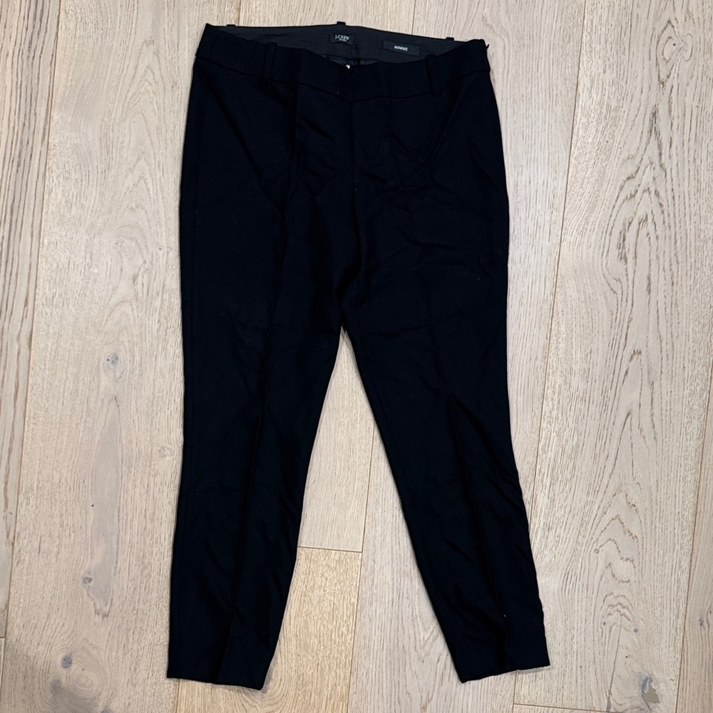 J.Crew Minnie Black Wool Pants – Size 6